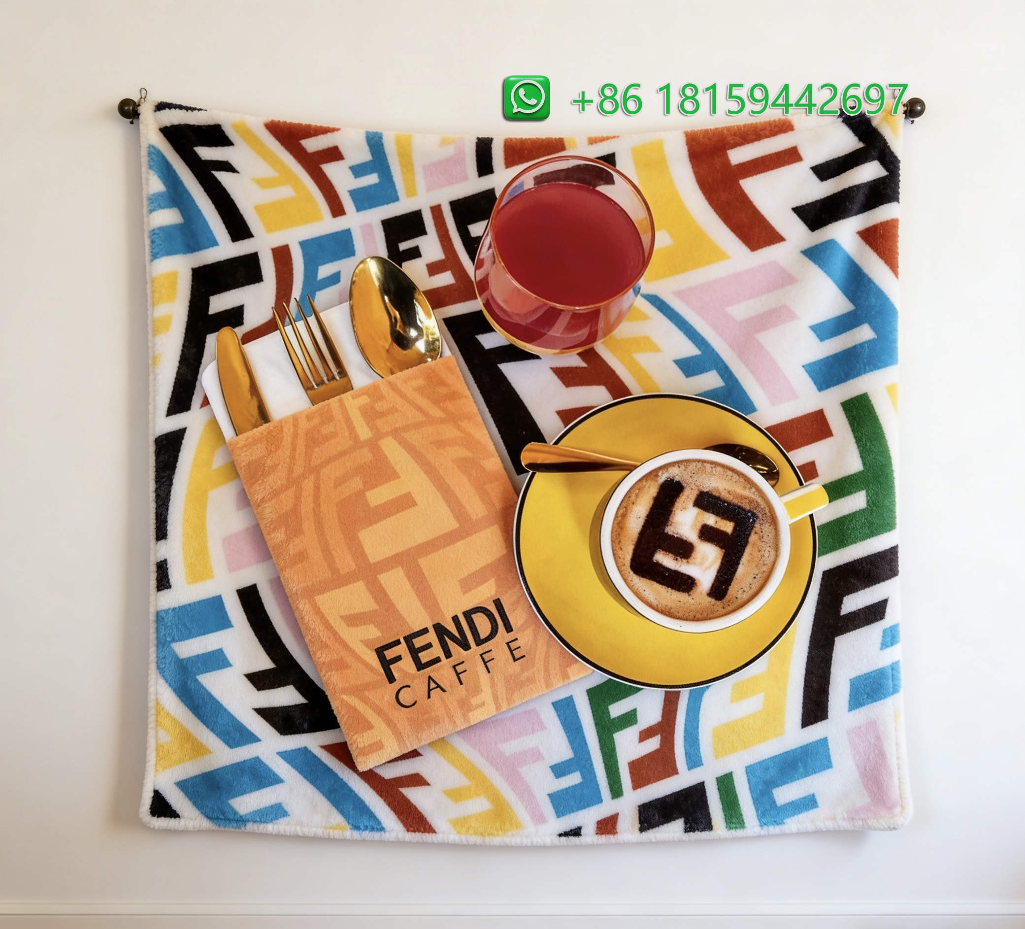 Fendi Throw Blankets